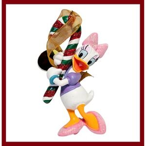 Disney Daisy Duck Christmas Ornament Candy‎ Cane Danbury Mint Holiday Decor